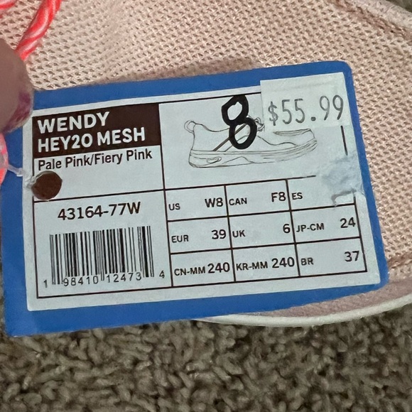 Hey Dude Light Pink and Bright Coral Shoes - Picture 5 of 5